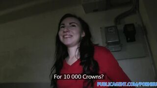 PublicSex Jessie gets her wet pussy fucked on stairwell