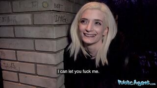 Public Sex - amateur shy blonde Italian student has raw sex with stranger in hotel room