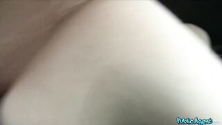 Public Sex Cute Blonde Gets her Tight Shaven Pussie Slammed