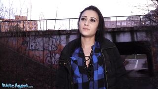 Public Sex Stranded babe Klaudia Diamond fucked hard for cash