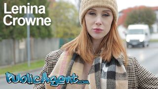 Public Sex Redhead Brit Lenina Crowne fucks for posh villa