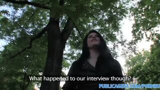 PublicSex British underwear model gets fucked in the bushes (p1100)