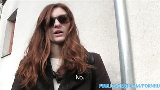 PublicSex Naughty redhead fucked hard outdoors