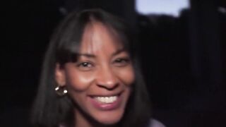 Public Sex FULL SCENE - Latina babe with nice tits gets an creampie at night under a bridge